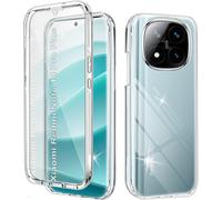 Tianyi-Cover Per Redmi Note 14 Pro Plus Antiurto Custodia 360 Gradi Con Protezione Dello Schermo Integrata Trasparente Full Body Protettivo Case Armor Bumper Cover Per Redmi Note 14 Pro Plus/Pro+ 5g,