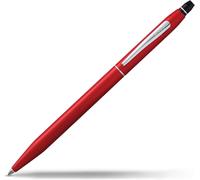 Tianyi-Cross Stylo À Bille Click (Mécanisme À Poussoir, Couleur D'écriture : Noir) Rouge-Métallique