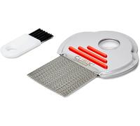 Tianyi-Cubik - Peigne Anti-Poux Et Lentes En Acier Inoxydable Avec Loupe Et Brosse - Kit Complet 3 En 1 - Élimination 100% Naturelle Des Poux Et Lentes - Traitement Doux - Idéal Pour Toute La Famille