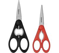 Tianyi-Cuisinart Lot De Ciseaux En Acier Inoxydable 7" Rouge Et 8" Noir