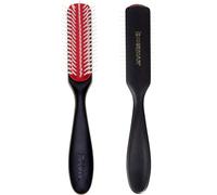 Tianyi-Curly Hair Brush D143 (Black) 5 Row Long Handle Styling Brush For Detangling, Separating, Shaping And Defining Curls,Fringes & Bangs - For Women And Men
