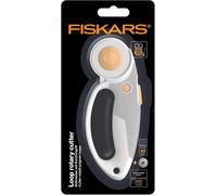 Tianyi-Cutter Rotatif En Titane, Lame Rotative Avec Poignée En Boucle, Pour Droitier Et Gaucher, Diamètre De La Lame : 45 Mm, Orange/Blanc/Gris, 1066047