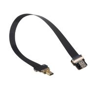 TIANYI-CYFPV Micro HDMI Mâle vers Micro HDMI Femelle Extension FPC Câble Plat 1080P pour FPV HDTV Multicopter Photographie Aérienne (0.8m)