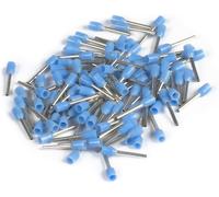 TIANYI-de manchons pour fils 100 pièces, section transversale du fil 0,25 mm², longueur 6 mm, cosses professionnelles en cuivre galvanisé avec isolation en polyamide, connecteurs pour électriciens