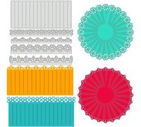 Tianyi-Découpes En Métal De Rosette Matrices De Découpe De Dentelle De Fleurs Bordures De Cartes Modèles Gaufrage En Acier Au Carbone Pour Artisanat Scrapbooking Album Photo Gaufrage De Cartes
