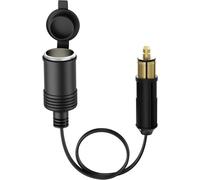Tianyi-Din Hella Vers Allume-Cigare Standard-12 V-24 V Allume-Cigare Socket, Prise Din Mâle Européenne Adaptateur Allume-Cigare (Din À 1)