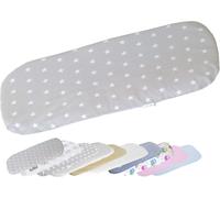 Tianyi-- Drap Housse Pour Matelas De La Nacelle Du Landau - Poussette Pour Enfants 70-80 X 30-35cm - 100% Coton - Fabriqué En Ue, Oekotex - C. Pois Blancspetites Étoiles Blanches