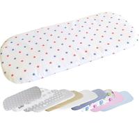 Tianyi-- Drap Housse Pour Matelas De La Nacelle Du Landau - Poussette Pour Enfants 70-80 X 30-35cm - 100% Coton - Fabriqué En Ue, Oekotex - C. Pois Blancspetites Maisons De Plages