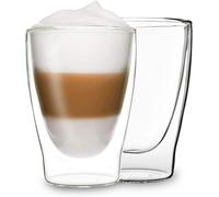 Tianyi-Duos Feelino Verres Isothermes À Double Paroi Effet Flottant Pour Boissons Chaudes Et Froides, Thé Et Café, Verre, Set 15: 2x 310ml