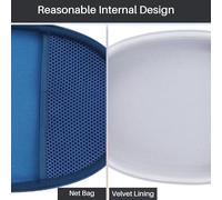 TIANYI-Dur Étui Housse Cas Compatible avec Soundcore by Anker Life Q20 Q20i Q30 Q35 Q45 Casque Bluetooth sans Fil (Bleu)