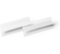 Tianyi-Durable - Pochettes Adhésives Hard Cover 100x38 Mm - Pour L'identification De Documents - Lot De 10 - Transparent - 118019