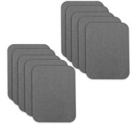 Tianyi-E9fxbdt E9fxbdt Lot De 10 Patchs Thermocollants En Coton Pour L'intérieur Et L'extérieur - Colle La Plus Forte - En Coton - Différents Noirs
