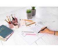 Tianyi-Eberhard Faber 599033 - Roller Effaçable Souris, 3 Stylos Animal Erase It, Stylo Gel Bleu 0,7 Mm