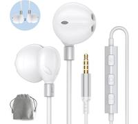 TIANYI-Écouteurs avec fil, écouteurs intra-auriculaires avec microphone, magnétiques de sport, avec fil et contrôle du volume, stéréo et audio Hi-Fi Jack 3,5 mm pour iPhone, Samsung, Xiaomi, Oppo, So