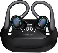 TIANYI-Écouteurs sans Fil Bluetooth 5.3 Écouteurs LED Power Display Charging Box Casque stéréo avec écouteurs Intra - Auriculaires avec Microphone HD pour Les Jeux, Le Sport et la Course à Pied