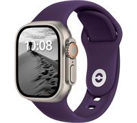 TIANYI-ELETTRONEO SB Bracelet Sport pour Apple Watch Band Ultra 2 49mm, Series 10 46mm, 9 8 7 45mm 41mm, SE 6 5 4 44mm 40mm, 3 2 1 42mm 38mm Femme Homme Silicone, Pourpre Impérial
