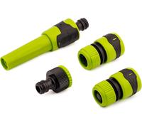 TIANYI-Équipement de base avec pièces de raccordement pour tuyau 1/2" (13 mm) - Kit d'arrosage avec buse de pulvérisation - Raccord de robinet - Raccord de tuyau - Kit de démarrage pour arrosage