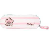 TIANYI-Erik® - Trousse rayée Pusheen The Cat Rose Collection - 22,5 x 9 x 5 cm Rose