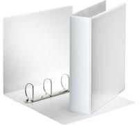 Tianyi-- Essentials - 49705 - Classeur À Anneaux Personnalisable - A4 - Capacité De 500 Feuilles - Carton Recouvert De Polypropylène - 4 Anneaux - Blanc