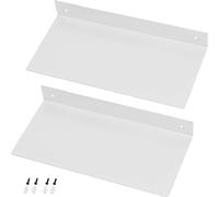 Tianyi-Étagères Murales Flottantes En Métal Blanc De 30 Cm Pour Salle De Bain, Pour Afficher Des Collections