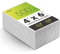 Tianyi-Étiquette Thermique D¿Expédition, 4 X 6 Pouces (100 Mm X 150 Mm), Étanche, Sans Bpa/Bps, Carton De 500