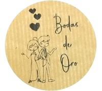Tianyi-Étiquettes Adhésives Pour Mariages, Noces D'or Et Noces D'argent (Noces D'or)