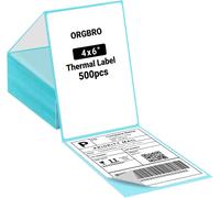 TIANYI-Étiquettes d'expédition thermiques DHL 4 x 6 (102 mm × 152 mm) Papier thermique Etiquettes d'expédition Étiquettes d'adresse autocollantes pour imprimantes d'étiquettes, 500 feuilles
