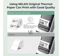 Tianyi-Étiquettes Thermiques Rondes Pour Étiqueteuse Pm220, 50 Mm, Imperméable, Ruban D'étiquettes Multi-Usages, 1 Rouleau De 150 Feuilles De Papier Thermique Autocollant (Transparent)