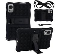 Tianyi-Étui De Protection En Silicone Pour Tablette Headwolf Fpad7/Alldocube Iplay 60 Mini/60 Mini Pro/60 Mini Turbo, Avec Bandoulière Et Stylet, Résistant Aux Chocs, Adapté Aux Enfants - Noir