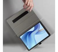 Tianyi-Étui De Protection Pour Tablette Doogee T36 12" - Ultra Fin - En Polyuréthane - Avec 1 Film Anti-Rayures - Dureté 9h - Fonction Support Vertical - Bleu Marine
