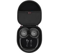 TIANYI-Étui Housse pour Soundcore by Anker Life Q20i Q30 Q35 Q45 Q20 Wireless Casque Bluetooth Noir