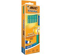 Tianyi-Evolution Original Crayons À Papier Avec Gomme Intégrée , Certifiés Nf Environnement, Pointe Hb, Boîte De 12