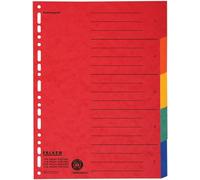 Tianyi-Falken 20x Intercalaires En Carton Extra-Larges Pour A4+ 24,5 X 30 Cm Avec Impression Organisationnelle 5 Pièces En Couleur Pour Le Rangement De Pochettes Transparentes Et De Dépliants