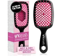 Tianyi-Fhi Heat Unbrush Wet & Dry Brosse À Cheveux Démêlante Ventilée Rose