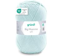 TIANYI-Fil Big Mamma uni (fil pour tricot & crochet au caractère laineux, composé à 100% d`acrylique, 400 g / 1040 m, aiguilles n° 3 ¿ à 4 ¿, 1 x 400 g), Mint