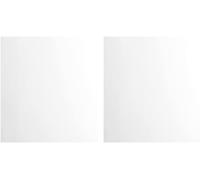 Tianyi-Florence Papier Cartonné Blanc Lisse - 30,5 X 30,5 Cm - 20 Feuilles - 216 G/M² - Papier Pour Scrapbooking, Carterie, Perforation Et Faire Part De Mariage (Lot De 2)