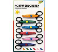 Tianyi-Folia 799/6 ¿ Contour Ciseaux, Lot De 6, Assortis