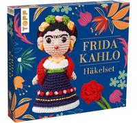 Tianyi-Frida Kahlo Kit De Crochet Pour Loisirs Créatifs Avec Instructions (Français Non Garanti) Et Matériel Pour Frida Kahlo Et Pince À Cheveux Pour Bricolage Modèle Fini Env. 14 Cm