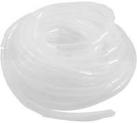 TIANYI-Gaine Spirale Flexible Universel 10mm, Kit de Câble Rangement de Tube d'Enroulement de Câble en Spirale pour Protéger Le Câble d'Antenne TV/PC/USB/Télé/AUX- (9m) Blanc