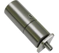 TIANYI-GARDINIA Support de tringle à rideau, Fixation plafond, Pour tringle avec 2 rails intégrés, Matériel de fixation inclus, Longueur: 3,6 cm, Effet inox, 33180