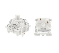 TIANYI-Gateron KS-9 Pro 3.0 Lot de 36 commutateurs linéaires pré-lubrifiés à 3 broches compatibles avec touches mécaniques MX Blanc Pro 3.0 3 broches