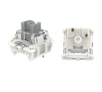 TIANYI-Gateron KS-9 Pro 3.0 Lot de 36 commutateurs linéaires pré-lubrifiés à 3 broches compatibles avec les commutateurs de clavier de jeu à clé mécanique MX (Pro Silver 3.0 3 broches)