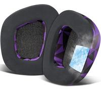 TIANYI-Gel de Refroidissement Mousse Coussin Coussinets pour Corsair Void/Void v2/Void Pro/Void Elite/Surround Wired & Wireless RGB USB Gaming Casques, Coussinets d`Oreilles en Tissu Soie Glacée