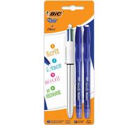 Tianyi-Gel-Ocity Illusion - Stylo 4 Couleurs + 2 Stylos Gel Effaçable Bleu - Blister De 3 Stylos