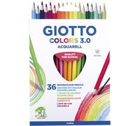 Tianyi-Giotto Colors 3.0 Acquarell - Etui 36 Crayons De Couleur