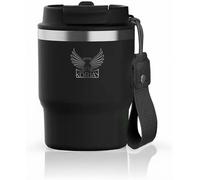 Tianyi-Gobelet Isotherme, À Emporter, Avec Paille Intégrée, Anti-Fuite, 500 Ml Et 360 Ml, Garde Votre Tasse Isotherme Au Chaud Pendant 4 H Et Au Froid Pendant 8 Heures, Noir