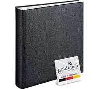 Tianyi-Goldbuch Summertime 31 660 Album Photo 30 X 31 X 6 Cm Anthracite Album Photo 100 Pages Blanches Couverture En Lin Album Photo Relié Noir/Gris