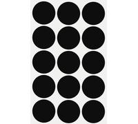 Tianyi-Gommettes Étiquettes Autocollantes Rondes Noir Environ 3 Cm (30 Mm) Paquet De 225