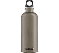 Tianyi-- Gourde Aluminium - Traveller Smoked Pearl - Certifiée Neutre En Co2 - Convient Aux Boissons Gazeuses - Étanche & Légère - Sans Bpa - Pour Sport, Camping, Randonnée - Gris - 0,6l