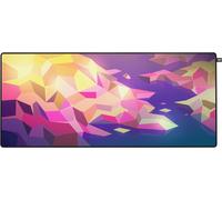 TIANYI-GP5, Tapis de Souris de Jeu XL (920 x 400 x 3 mm), Speed-Pad Lisse pour la Précision, Bords Cousus, Antidérapant, Lavable en Machine, Litus Pink